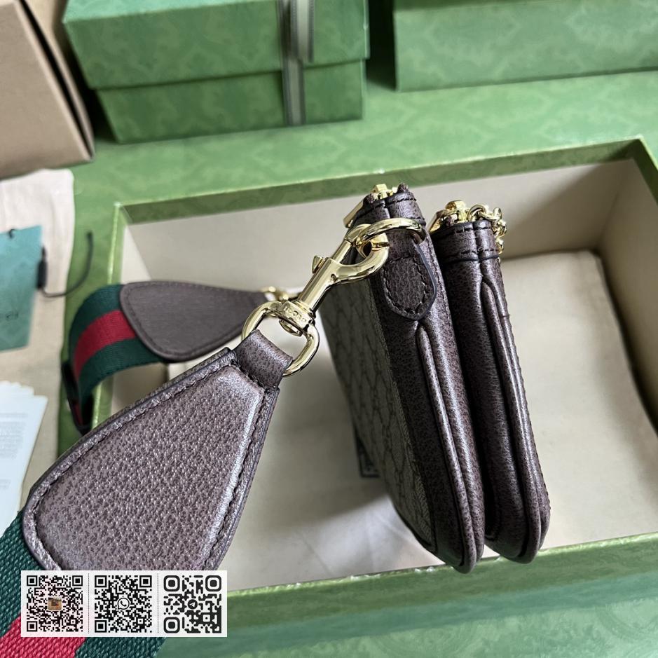 《搭配全套原厂皮绿盒包装》Gucci Blondie系列GG迷你手袋 - Image 4