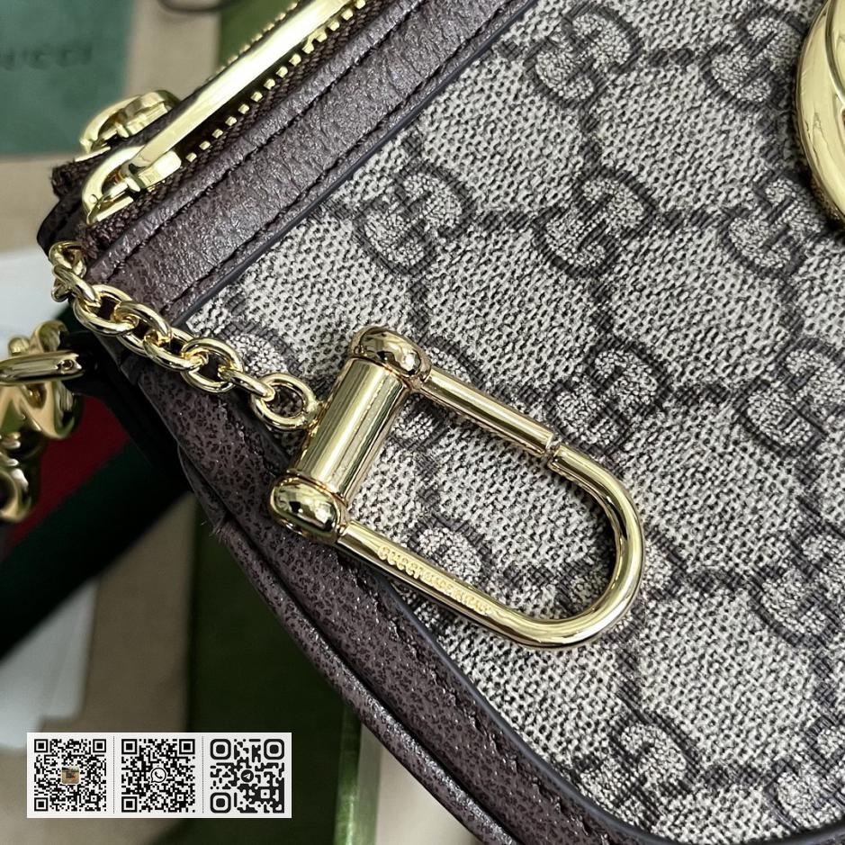 《搭配全套原厂皮绿盒包装》Gucci Blondie系列GG迷你手袋 - Image 7