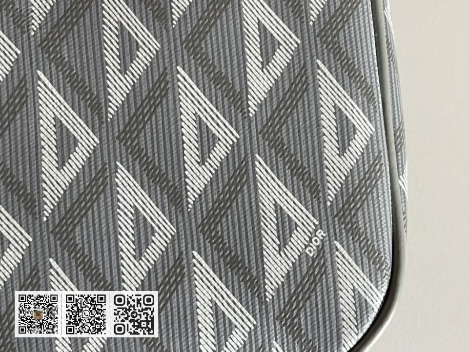 〈Dior〉Dior马鞍包以迪奥灰帆布 - Image 5