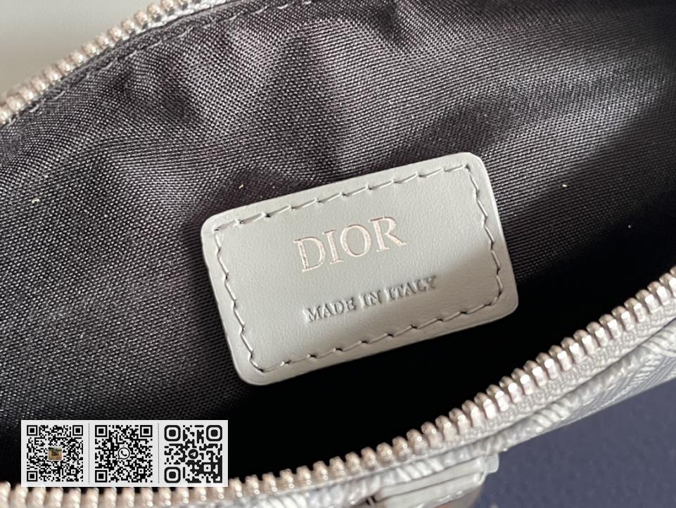 〈Dior〉Dior马鞍包以迪奥灰帆布 - Image 9
