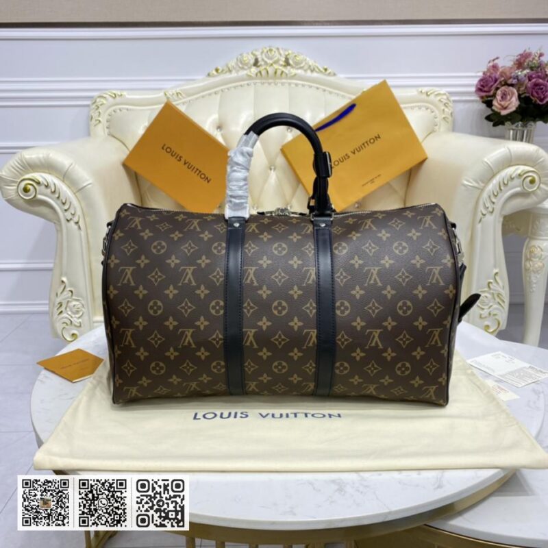 LV LU KEEPALL 45cm 旅行袋（配肩带） - Image 3