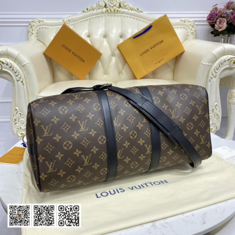LV LU KEEPALL 45cm 旅行袋（配肩带） - Image 4