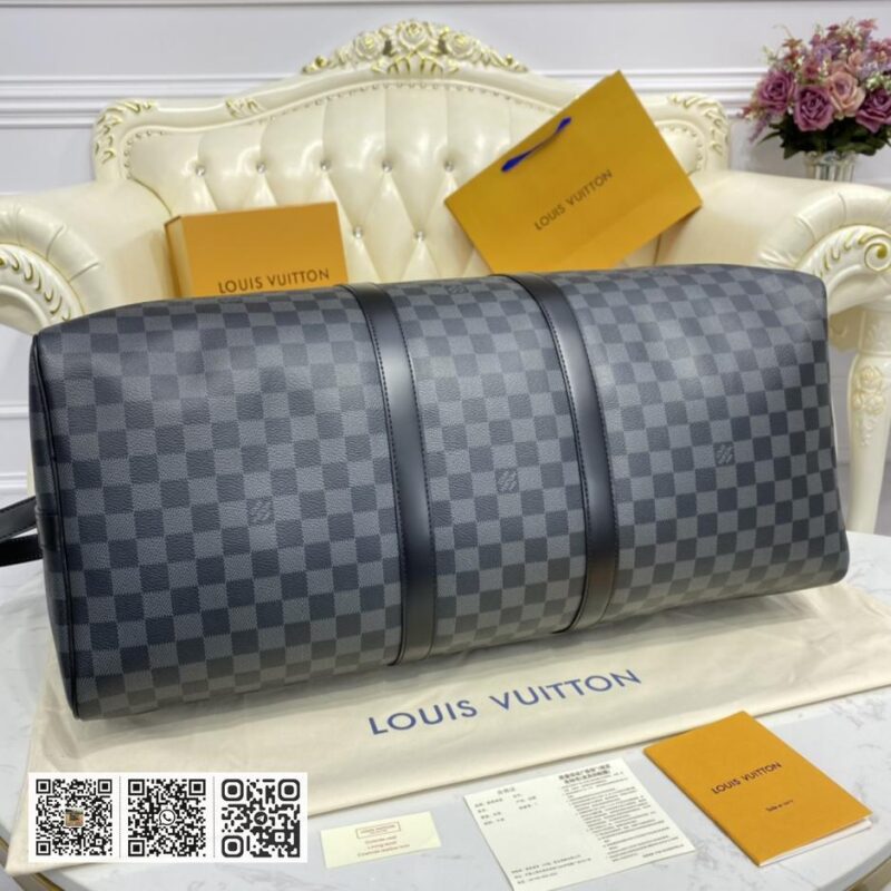 LV LU 大号 55cm 旅行包 - Image 4