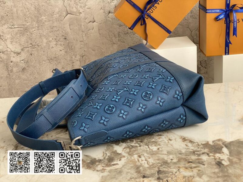 LV M21371蓝色 全皮公文包旅行袋系列 - Image 3