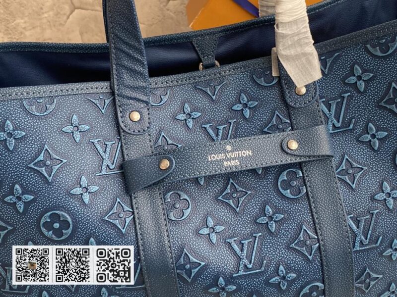 LV M21371蓝色 全皮公文包旅行袋系列 - Image 7