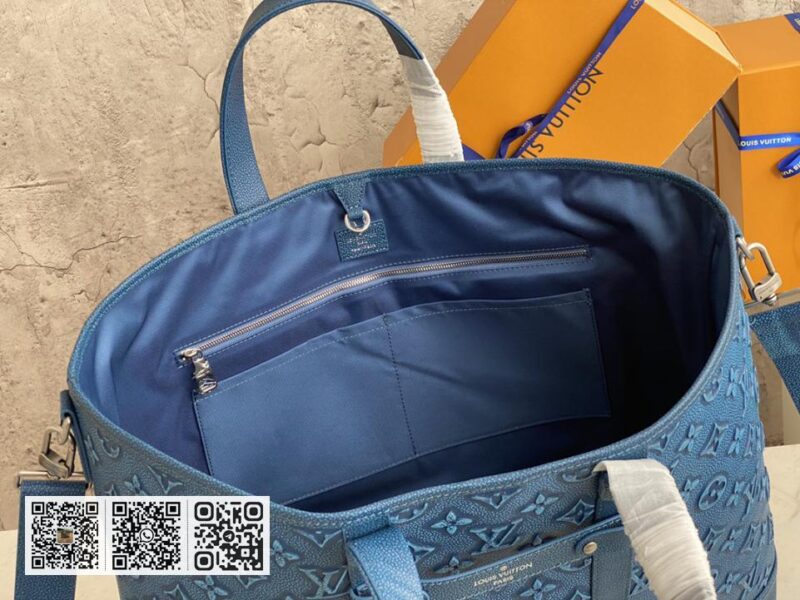LV M21371蓝色 全皮公文包旅行袋系列 - Image 8