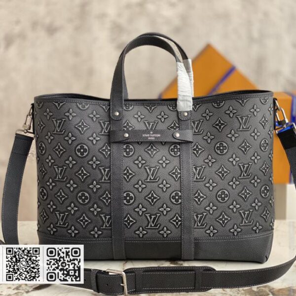 LV M21371黑色 全皮公文包旅行袋系列