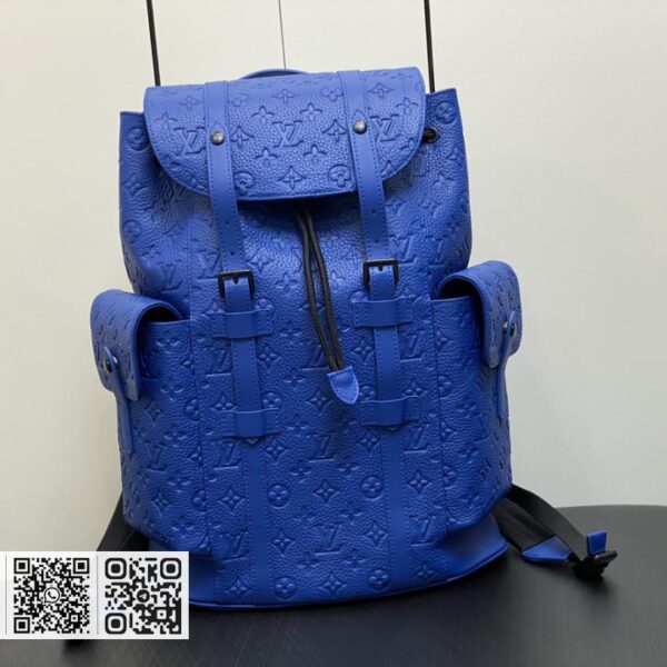 LV M21389蓝色 全皮双肩包系列