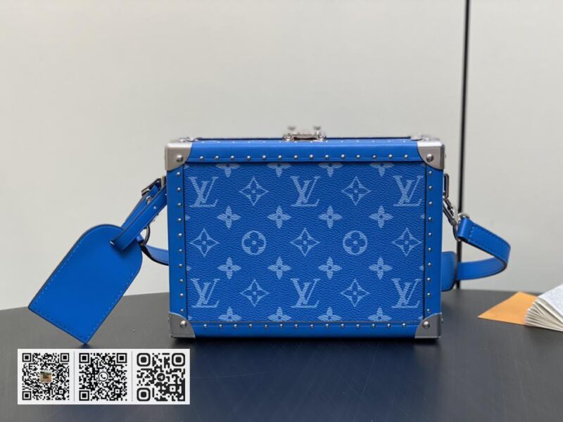 LV M11049蓝花 男包盒子包系列 - Image 10