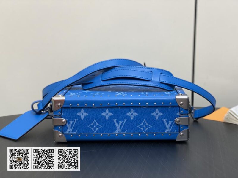 LV M11049蓝花 男包盒子包系列 - Image 13