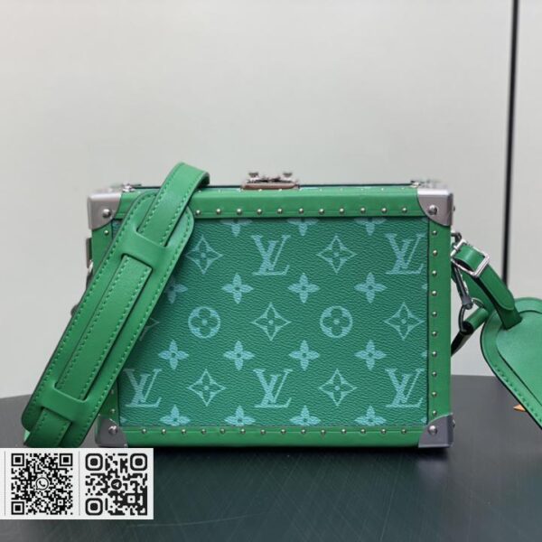 LV M11049绿花 男包盒子包系列