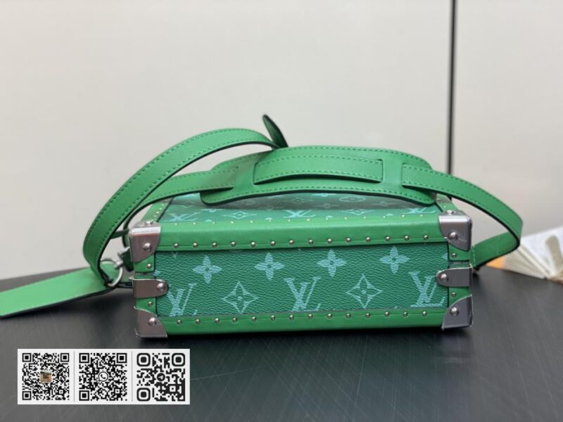 LV M11049绿花 男包盒子包系列 - Image 10