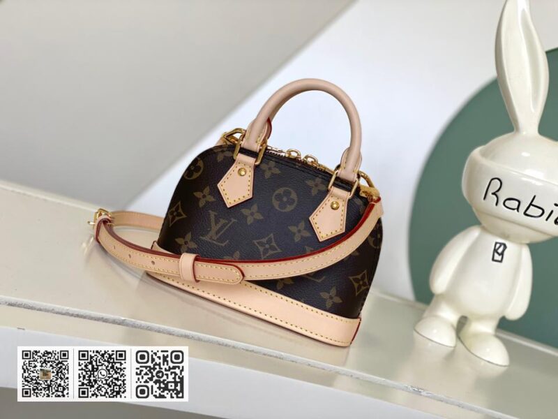 Alma Nano 贝壳手袋 M82717 老花（变色皮）迷你贝壳包系列 - Image 3
