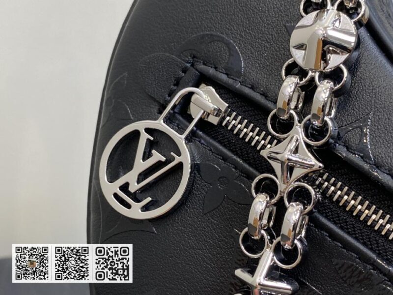 LV M11267黑色全皮 链条月亮包系列 - Image 15