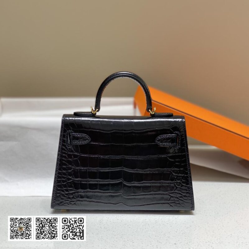Hermes 黑金独家机车版代全钢制五金/仿真鳄 - Image 10