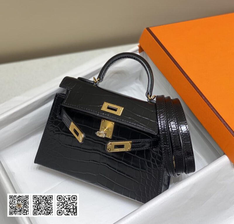 Hermes 黑金独家机车版代全钢制五金/仿真鳄 - Image 11