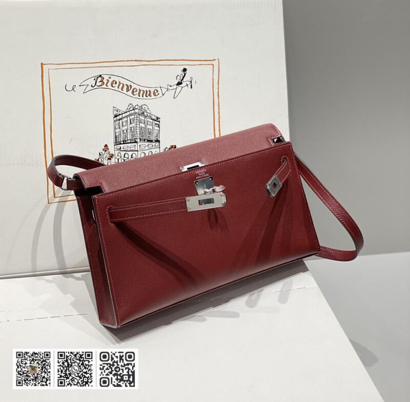 Hermes Kelly elan枣红 - Image 6