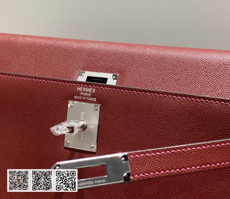 Hermes Kelly elan枣红 - Image 8