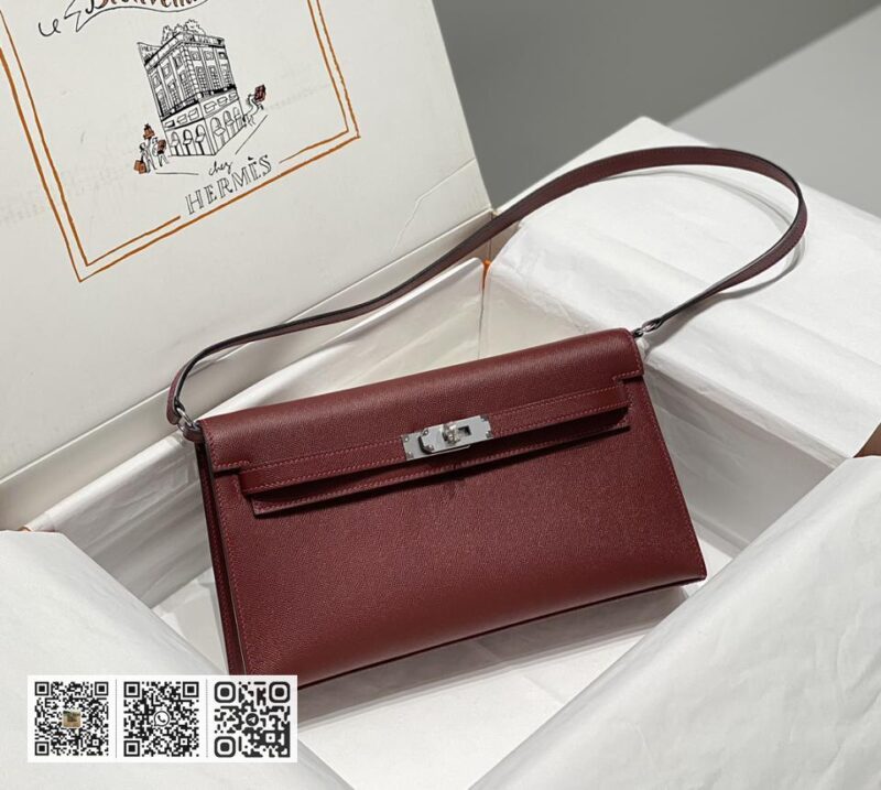 Hermes Kelly elan枣红 - Image 9