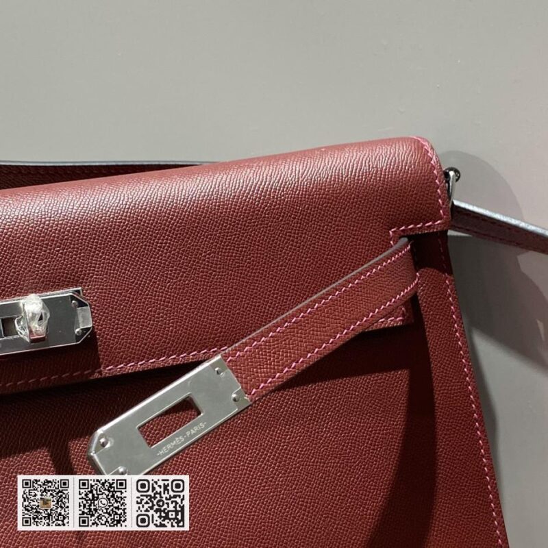 Hermes Kelly elan枣红 - Image 11