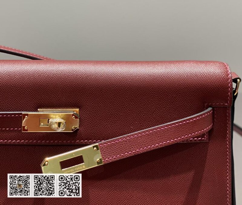 Hermes Kelly elan枣红 - Image 10