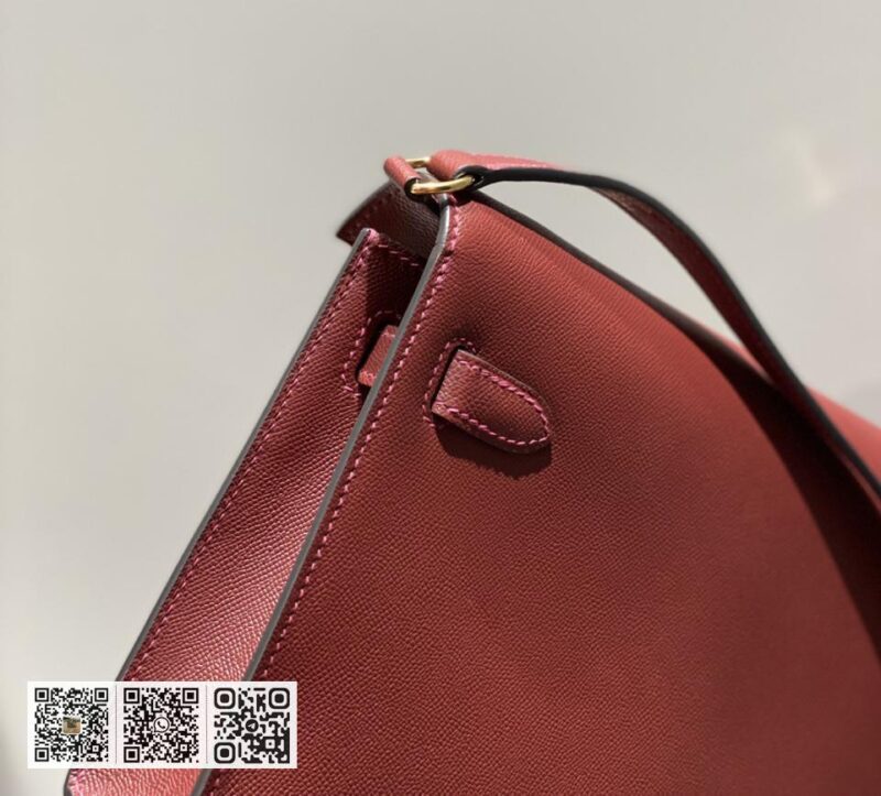Hermes Kelly elan枣红 - Image 11