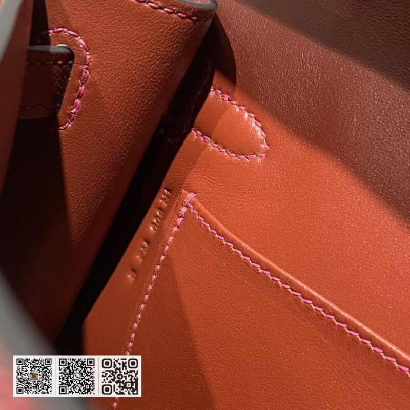 Hermes Kelly elan枣红 - Image 13