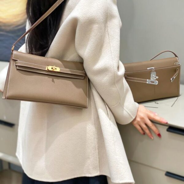 Hermes Kelly elan大象灰