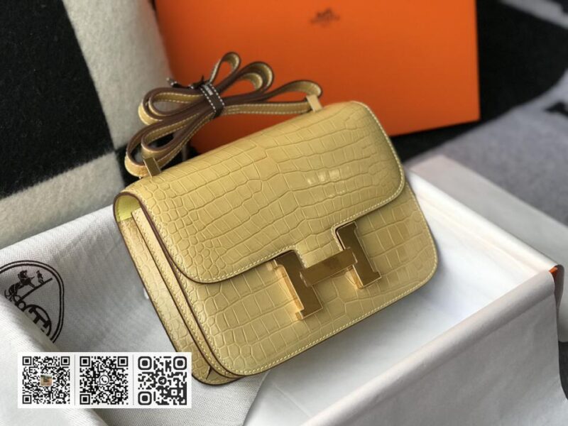 Hermes ・仿真鳄・奶杏色 ・ 独家质量 - Image 11