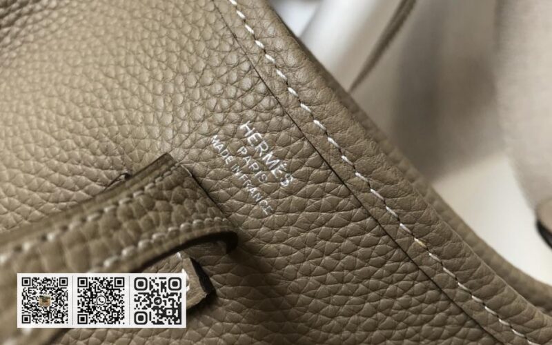 Hermes「斑鸠灰」 .自配肩带 + togo牛皮 - Image 14