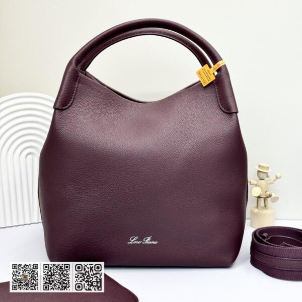 Loro Piana 大号水桶包 红豆色