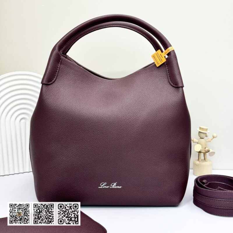 Loro Piana 大号水桶包 红豆色