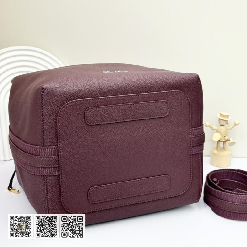 Loro Piana 大号水桶包 红豆色 - Image 4