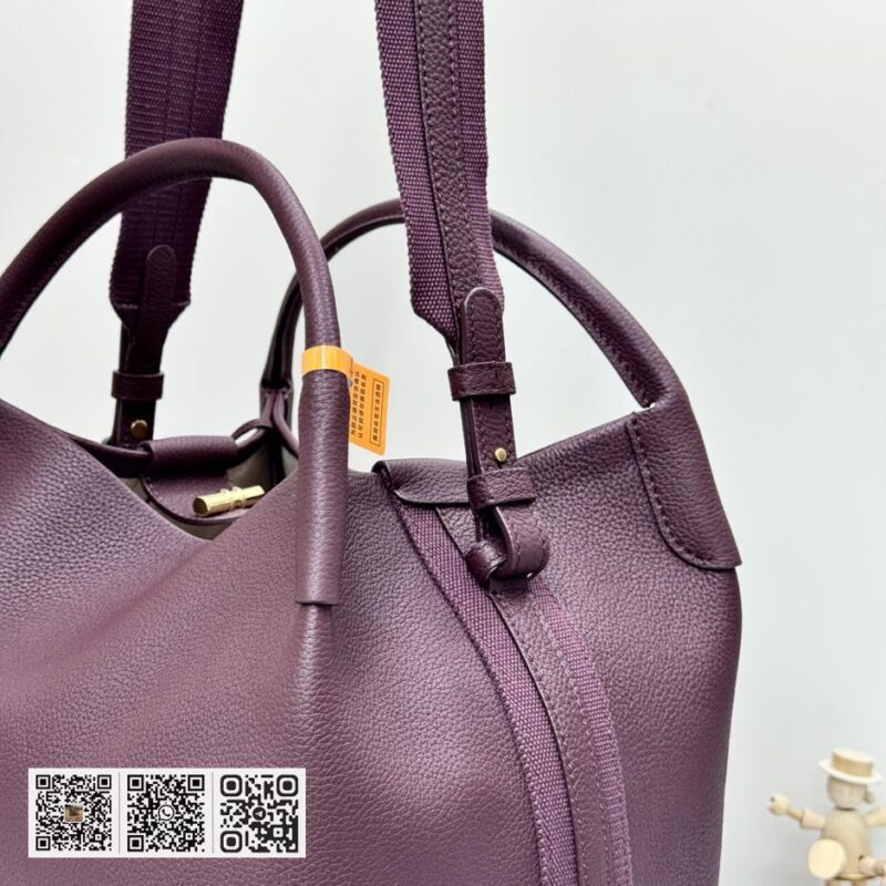 Loro Piana 大号水桶包 红豆色 - Image 5