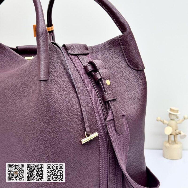 Loro Piana 大号水桶包 红豆色 - Image 6