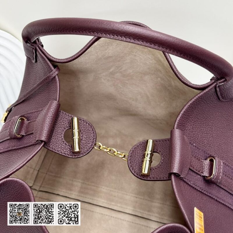 Loro Piana 大号水桶包 红豆色 - Image 8
