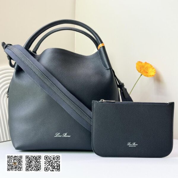Loro Piana 大号水桶包 海军蓝