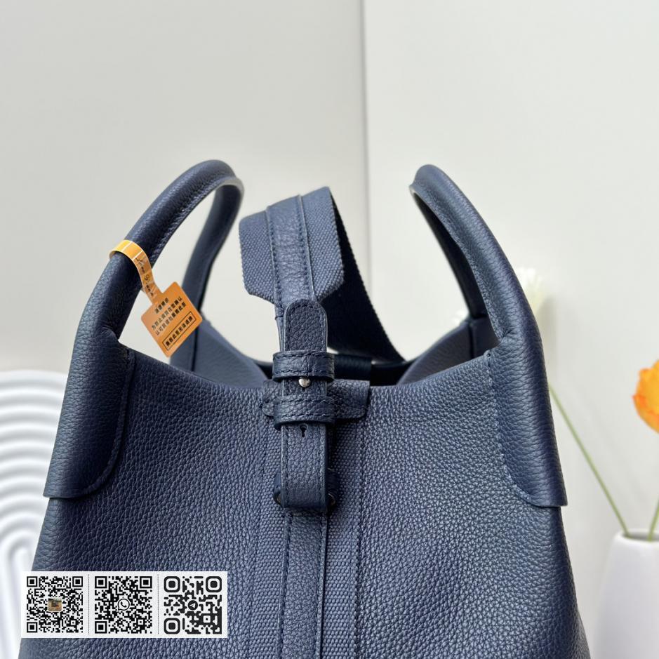 Loro Piana 大号水桶包 午夜蓝 - Image 6
