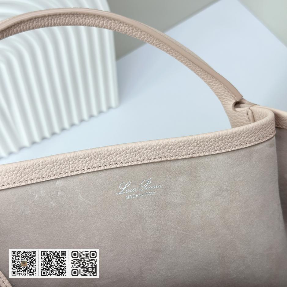 Loro Piana 大号水桶包 大理石粉 - Image 8