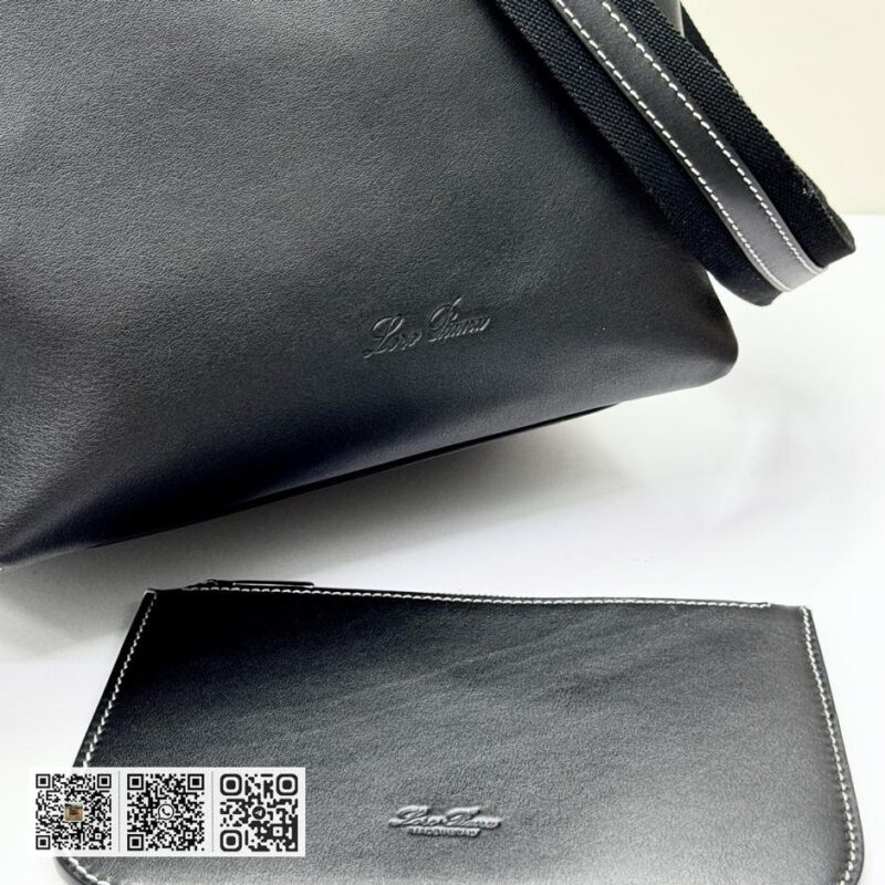 Loro Piana 大号水桶包 黑色 - Image 7