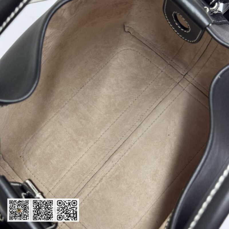 Loro Piana 大号水桶包 黑色 - Image 9
