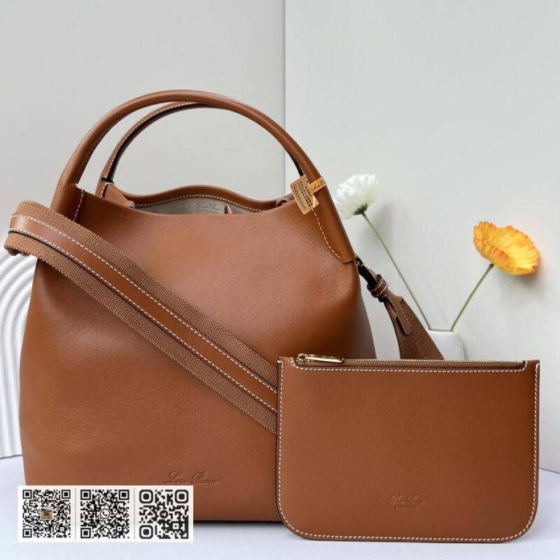 Loro Piana 大水桶包 暖棕褐色