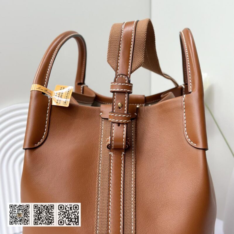 Loro Piana 大水桶包 暖棕褐色 - Image 6