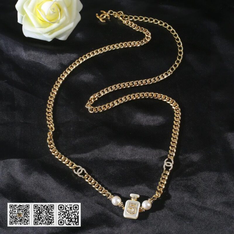 Chanel 珍珠香水瓶腰链 - Image 2