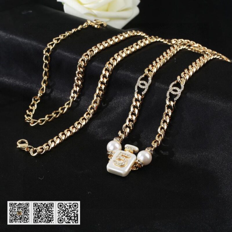 Chanel 珍珠香水瓶腰链 - Image 6