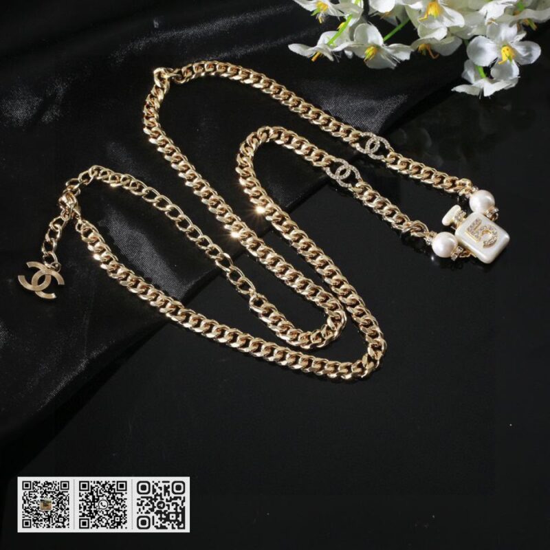 Chanel 珍珠香水瓶腰链 - Image 7