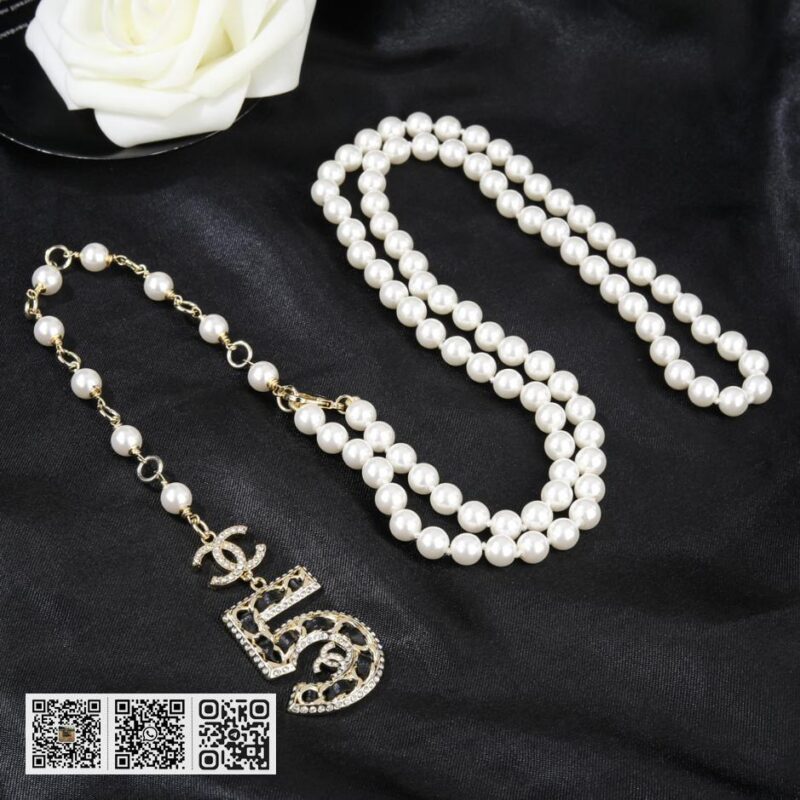 Chanel 5字珍珠腰链 - Image 2