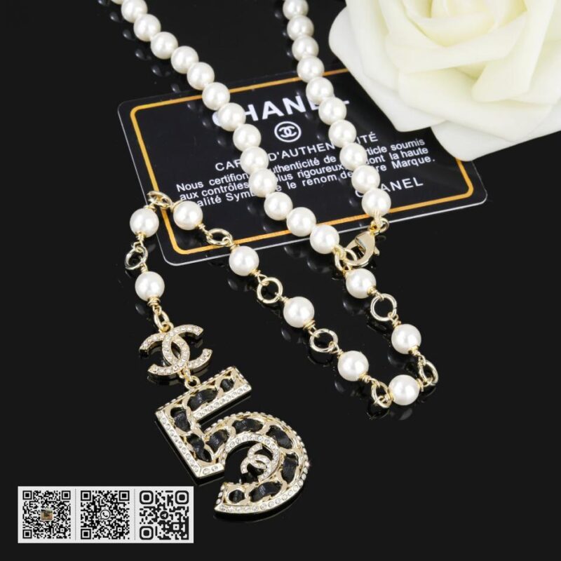 Chanel 5字珍珠腰链 - Image 4