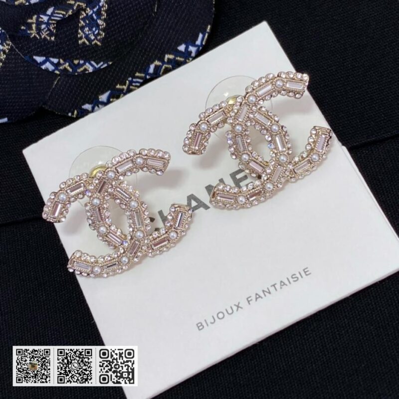 Chanel 22k双c长耳钉 - Image 3