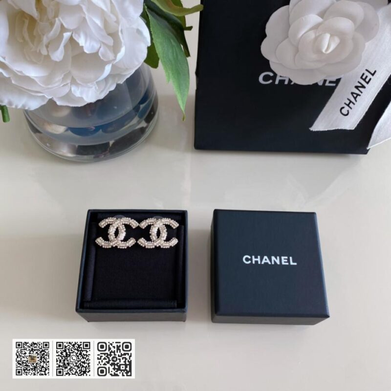 Chanel 22k双c长耳钉 - Image 9